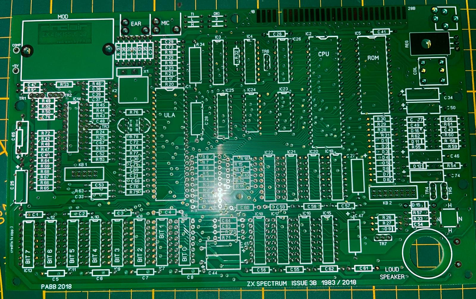 PCB Spectrum ZX 48K issue 3B